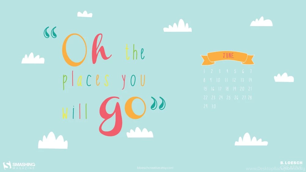Desktop Wallpapers Calendars: June 2014 – Smashing Magazine