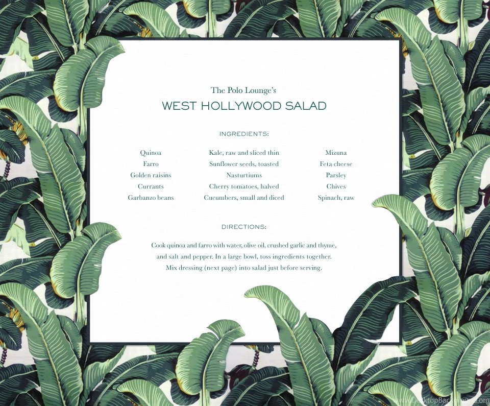 GOING BANANAS: THE BRAZILLANCE & MARTINIQUE WALLPAPERS @ Agentofstyle