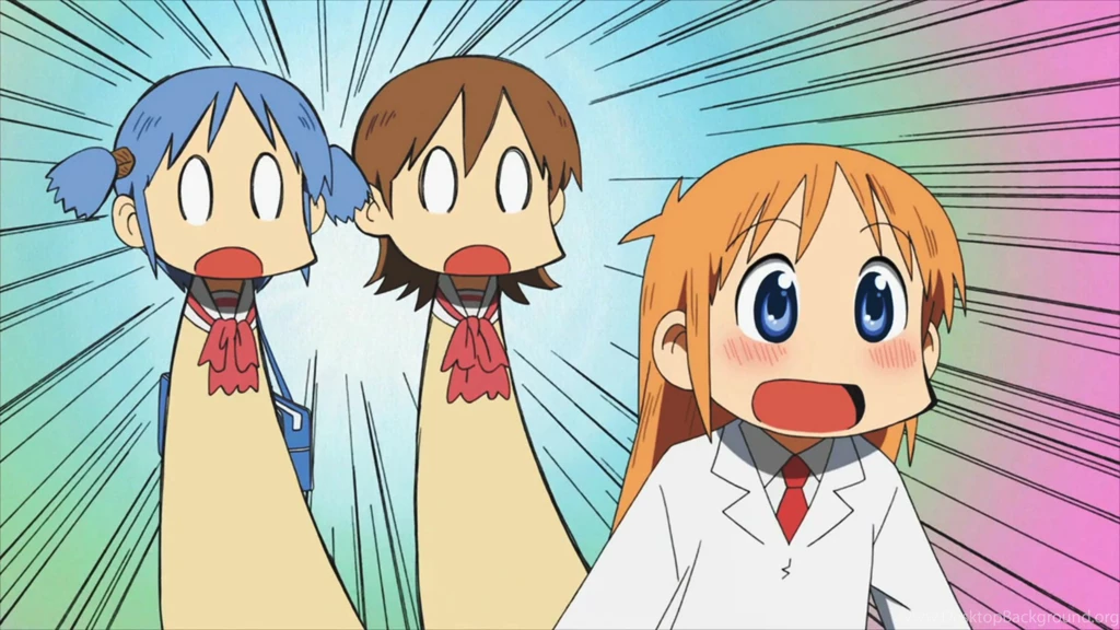 Nichijou, Shinonome Hakase, Naganohara Mio, Aioi Yuuko, Anime ...