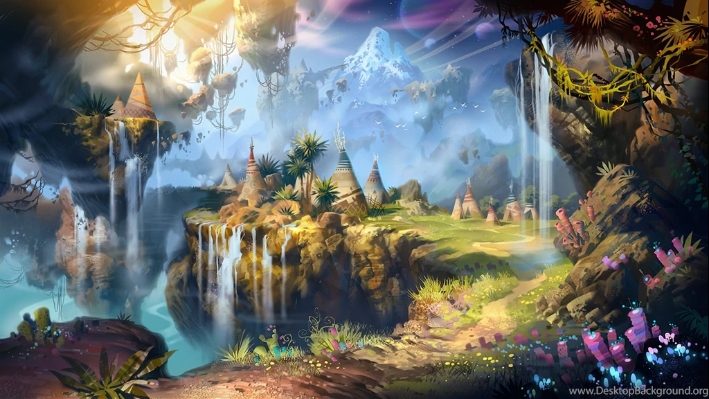 Art Wallpaper: Fantasy Landscape Iphone Wallpapers Wallpapers HD ...