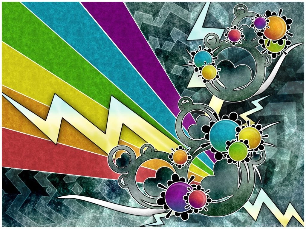 My Free Wallpapers Abstract Wallpapers : Rainbow Concepts II