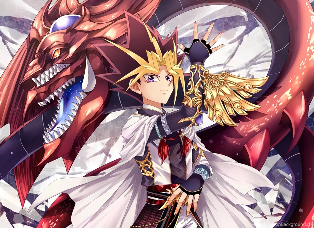 Yu Gi Oh! Duel Monsters Yu Gi Oh! Yami Yugi Slifer The Sky Dragon ...