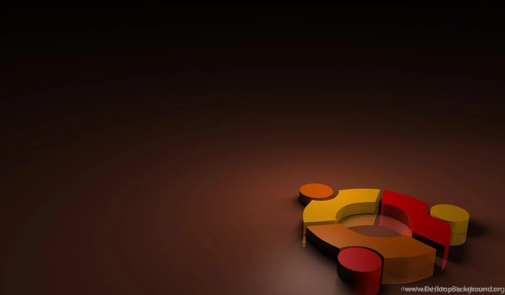 Download Ubuntu 3D Logo Wallpapers For Blackberry Playbook