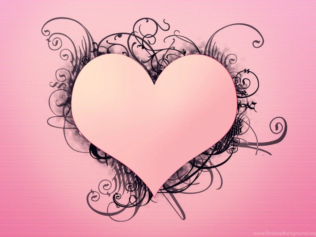 Pink Love Heart Wallpapers Widescreen HD Wallpapers