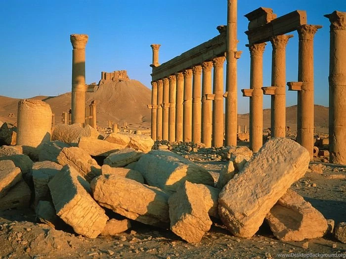 Wallpapers 28 Old Greco Roman City Of Palmira At Sunrise Syria ...