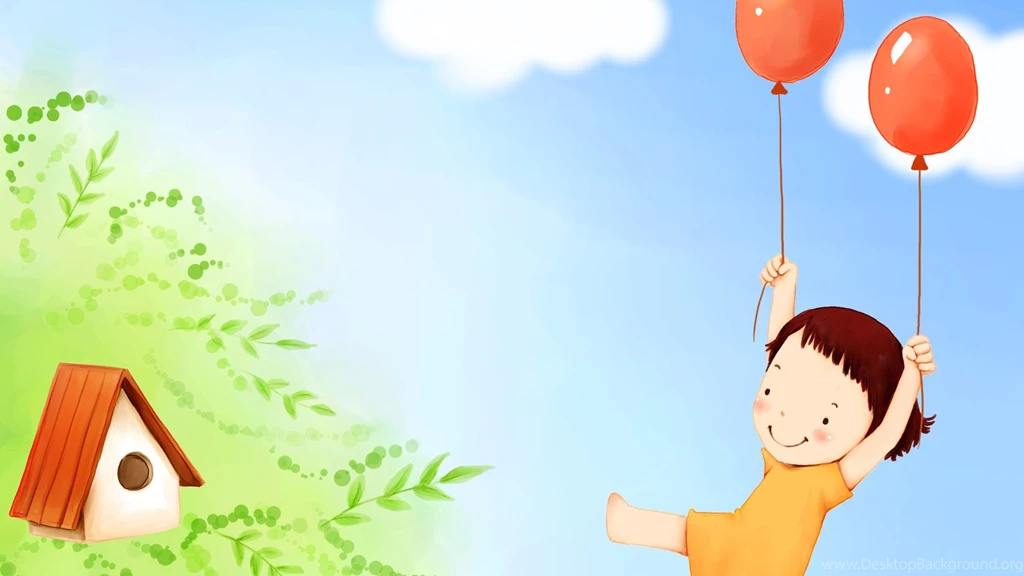 Download Wallpapers 1920x1080 Baby, Birdhouse, Balls, Drawing Full ...