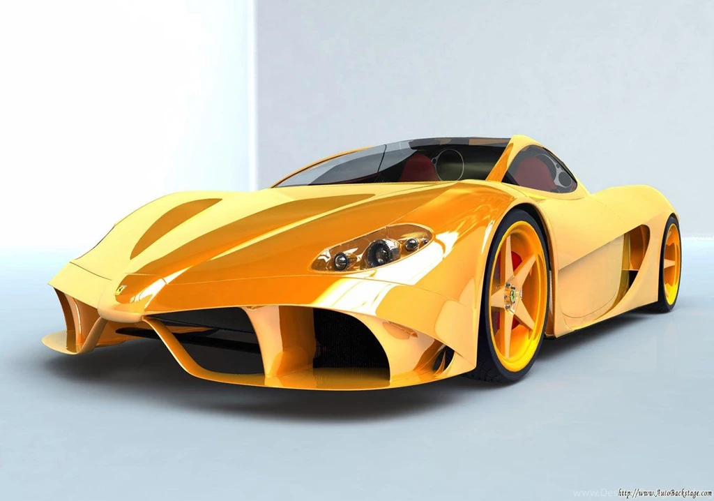Yellow Supercar : Auto Motor Sport Wallpapers HD