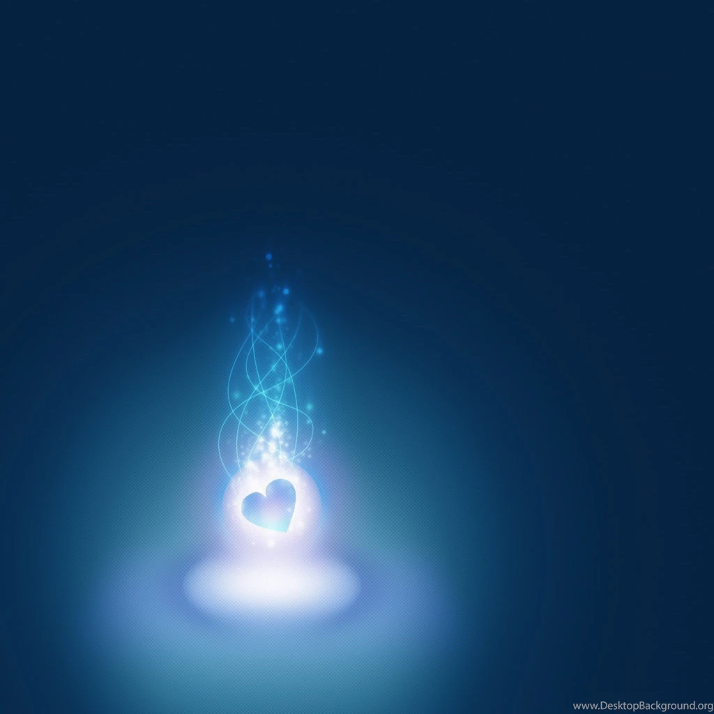 Download Wallpapers 2048x2048 Abstract, Black, Blue, Heart New iPad ...