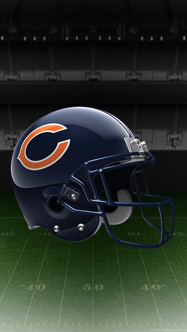 Chicago Bears Helmet iPhone 5 Wallpapers (640x1136)