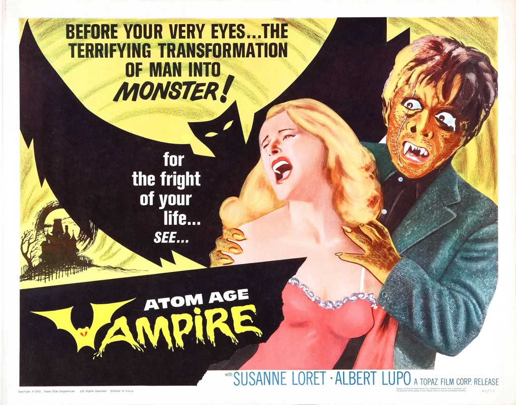 Atom Age Vampire Vampire B Movie Posters Wallpapers Image