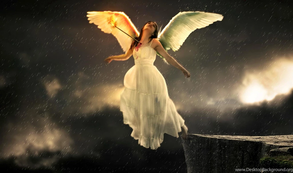 Sad Angel Wallpaper,white Dressed HD Wallpaper,darkness HD ...