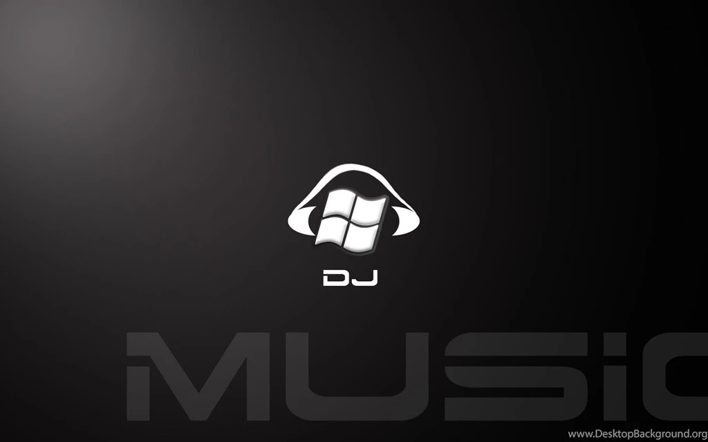 SuperHD.pics: DJ Microsoft Windows Logos Music Desktop Bakcgrounds