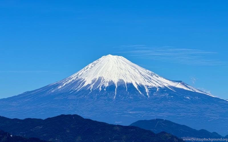 Fuji Mountain, Sky, Blue, Japan Landscape Wallpaper,Fuji HD ...