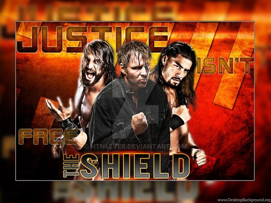 Deviantart More Like Wwe The Shield Wallpaper Justice Isn T Free Desktop Background