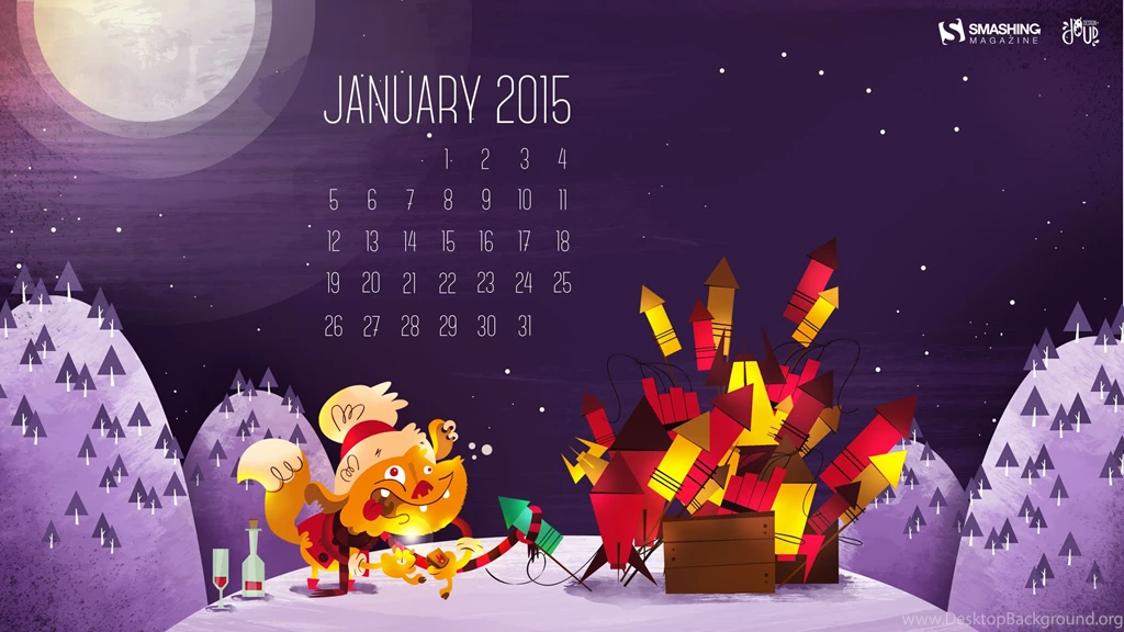 Desktop Wallpapers Calendars: January 2015 – Smashing Magazine