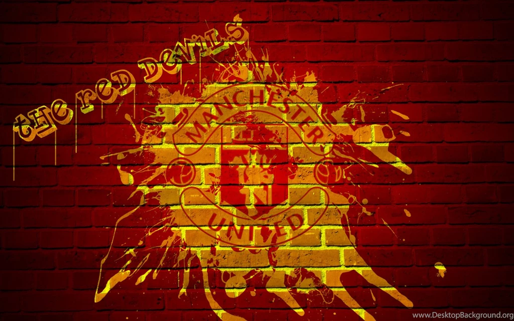 Manchester United Logo Graffiti 2015