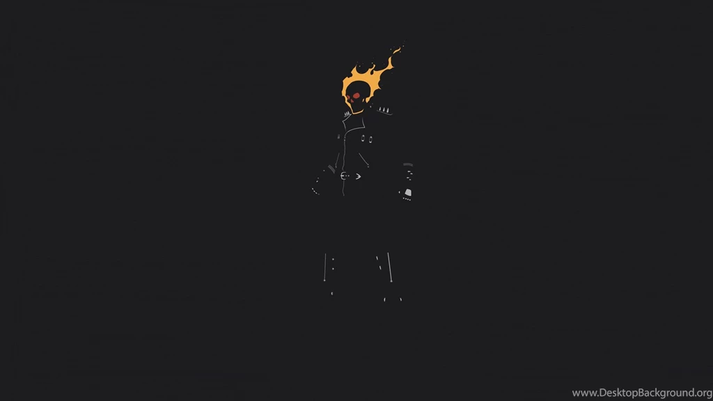 Ghost Rider Minimalism Wallpapers