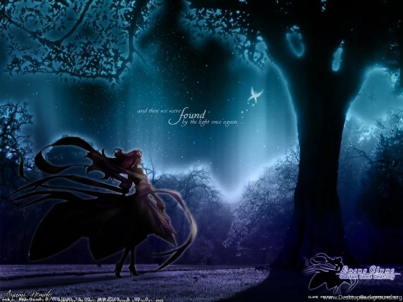 Wallpapers Lonely Girl Nature Dark Night Gundam Seed Destiny Lacus ...