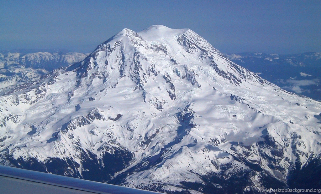Mount Rainier Beautiful Snowy Mountain In Washington US Wallpapers ...