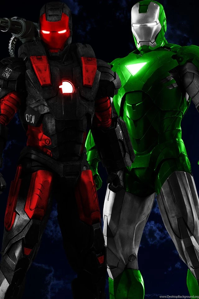 DeviantArt: More Like Iron Man And War Machine Ipod Wallpapers By ...