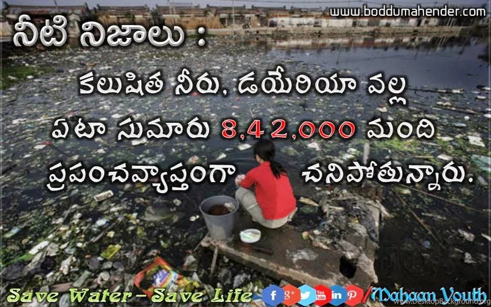 Quotes Khazana: Facts Of Water Images/wallpapers/posters In Telugu
