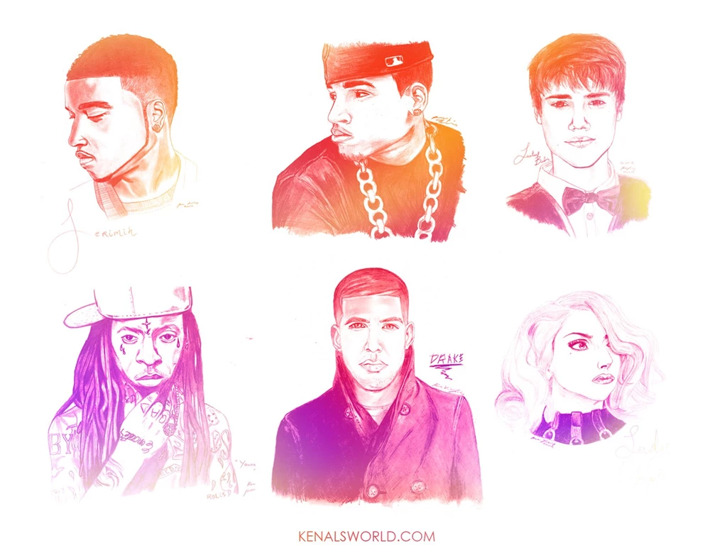 5 Free Celebrity Drawing