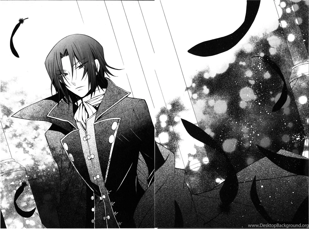 Brunettes Feathers Pandora Hearts Monochrome Anime Manga Glen ...