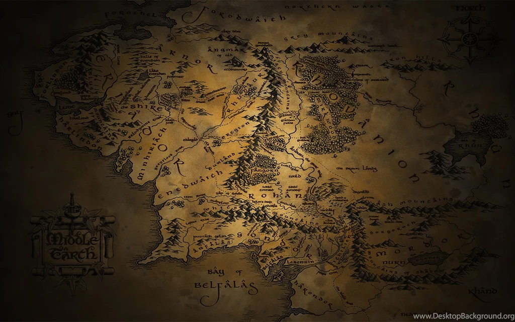 DeviantArt: More Like Middle Earth Map Wallpapers By Pastorgavin