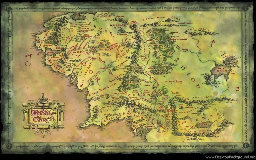 DeviantArt: More Like Middle Earth Map Wallpapers By Pastorgavin