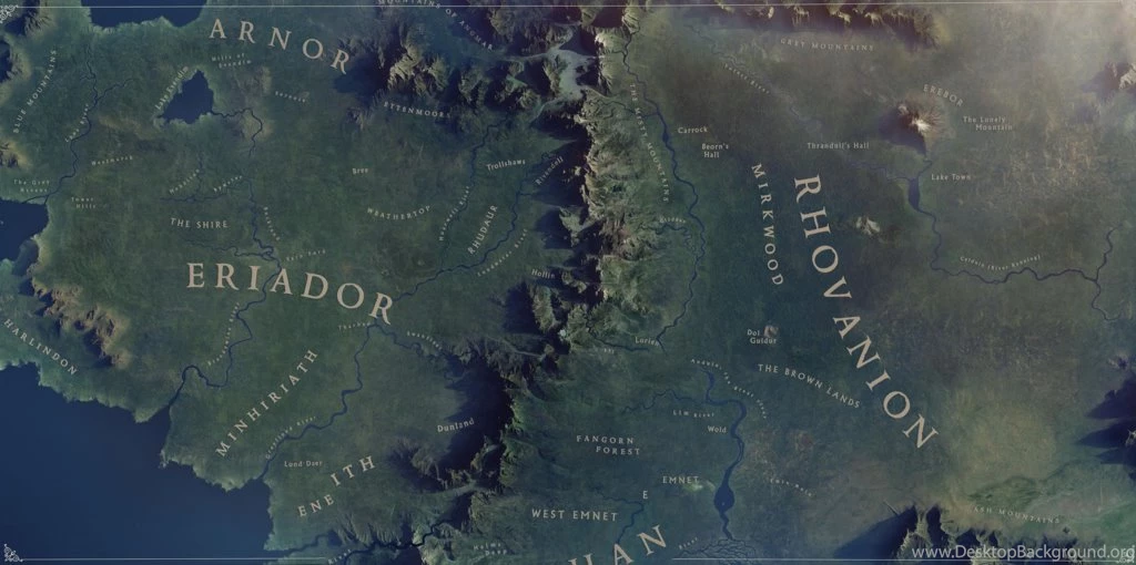 Middleearthmap DeviantArt