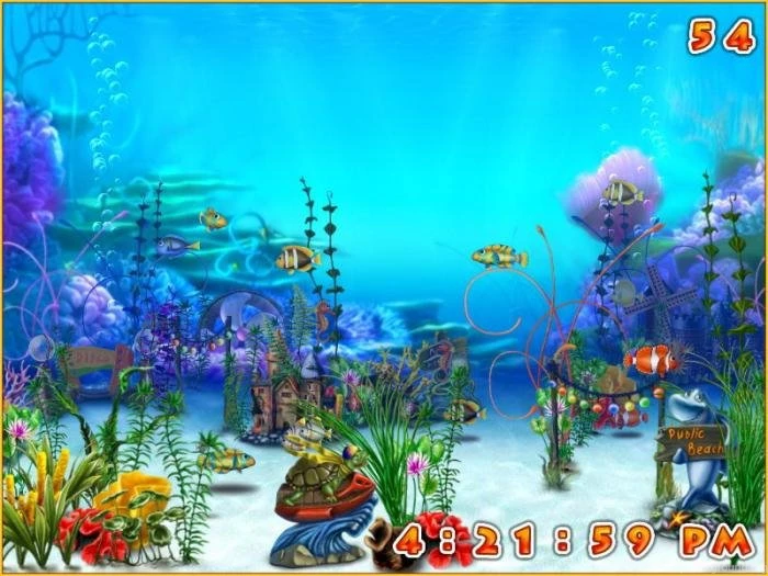 Exotic Aquarium 3D Screensaver Download