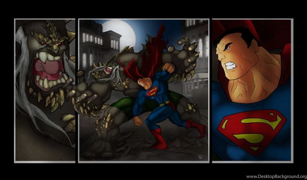 Superman Vs Doomsday Wallpapers Wallpapers Cave