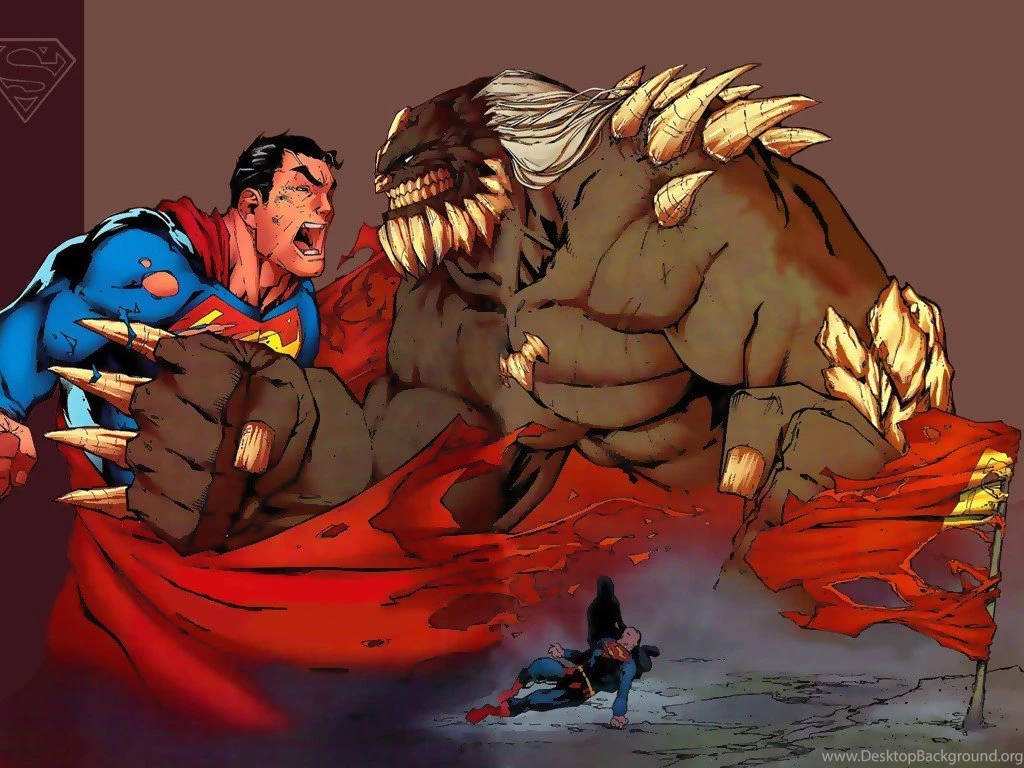 Wallpapers Doomsday My Free Comics Superman Vs 1024x768