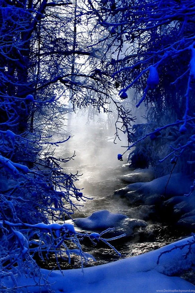 Winter Scenes Backgrounds For IPhone4