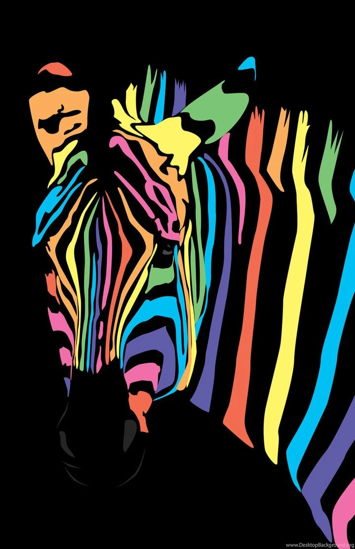 Rainbow Zebra Print ClipArt Best