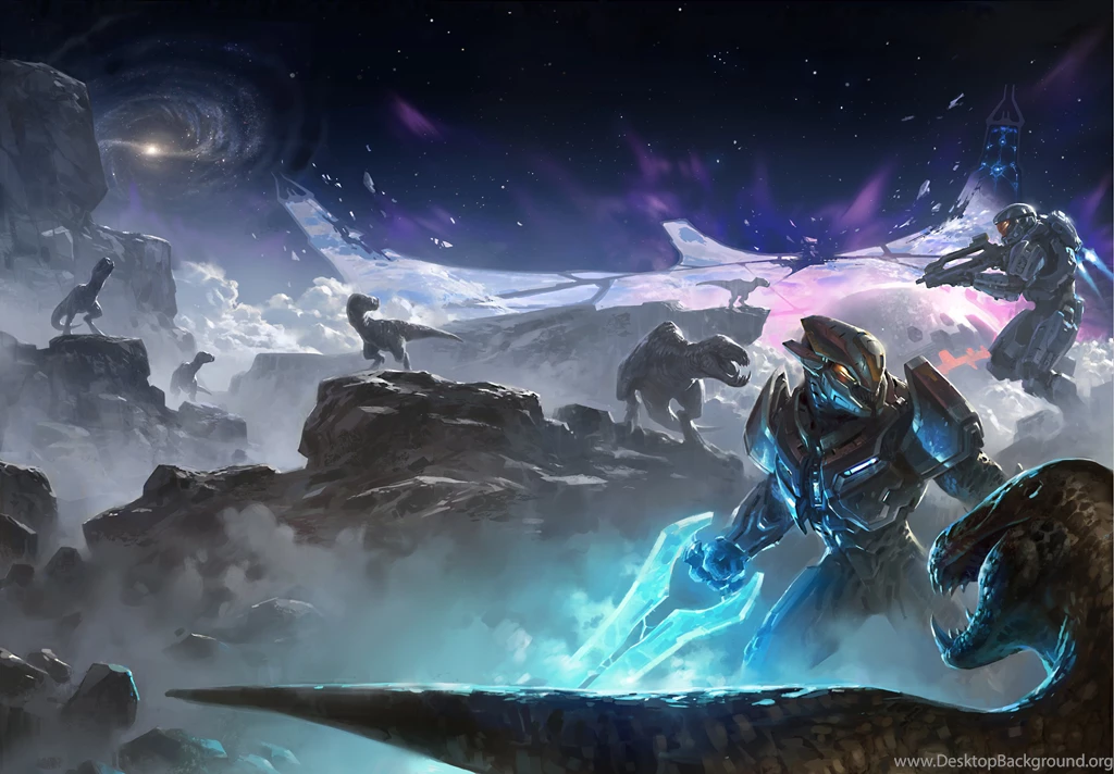 Image Halo Hunters In The Dark Wallpaper.jpg Halo Nation Wikia