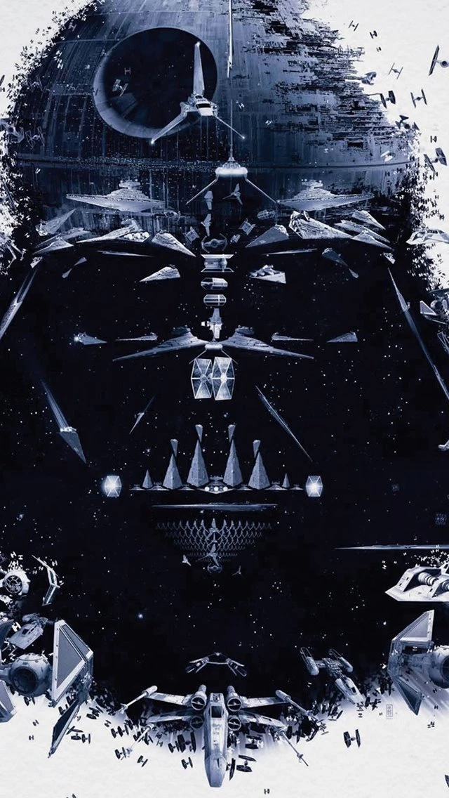 Darth Vader Death Star iPhone 5 Wallpapers (640x1136)