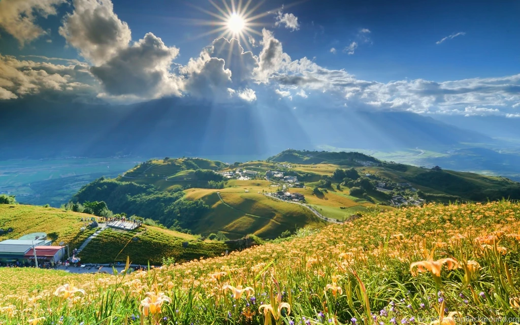 Marvelous Clouds, Sky, Hill, Summer, Tree, Nature, 1920x1200 HD ...