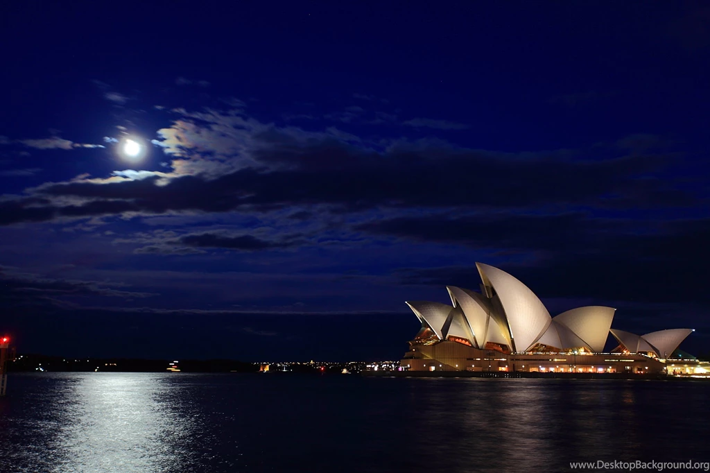 Opera House Sydney Brilliant Beautifully As Dreaming At Night Hd
