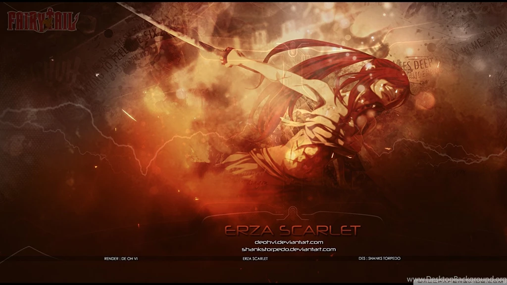 ERZA SCARLET HD Desktop Wallpapers : High Definition