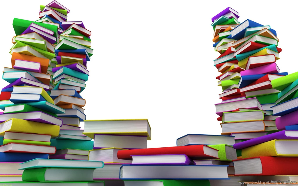 Colorful Books Wallpaper Backgrounds