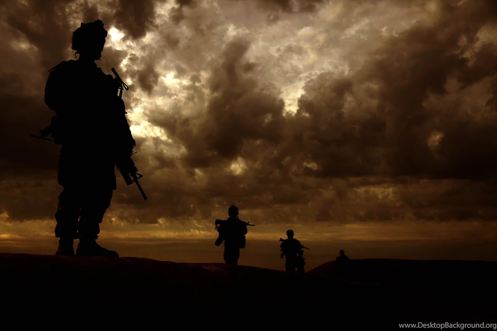Clouds, War, Night, Military, Silhouettes, Afghanistan, US Marines ...