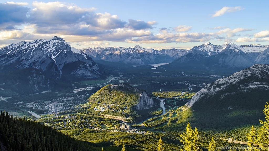 Download Wallpapers 3840x2160 Mountains, Grass, Top View ...