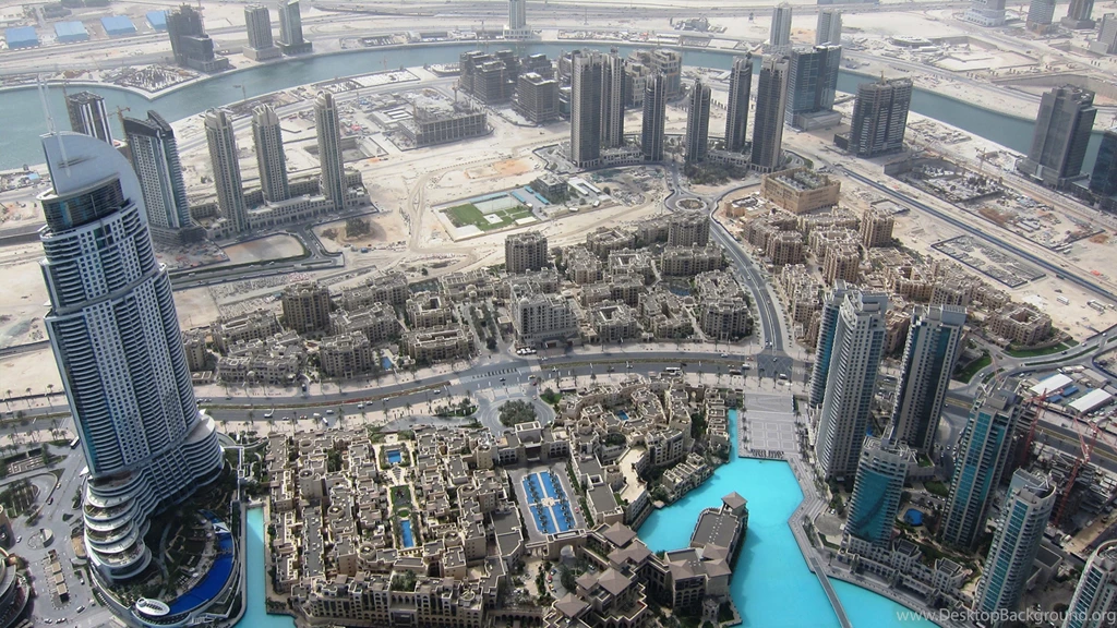 Download Wallpapers 3840x2160 Dubai, Uae, Top View, Sea, Coast 4K ...