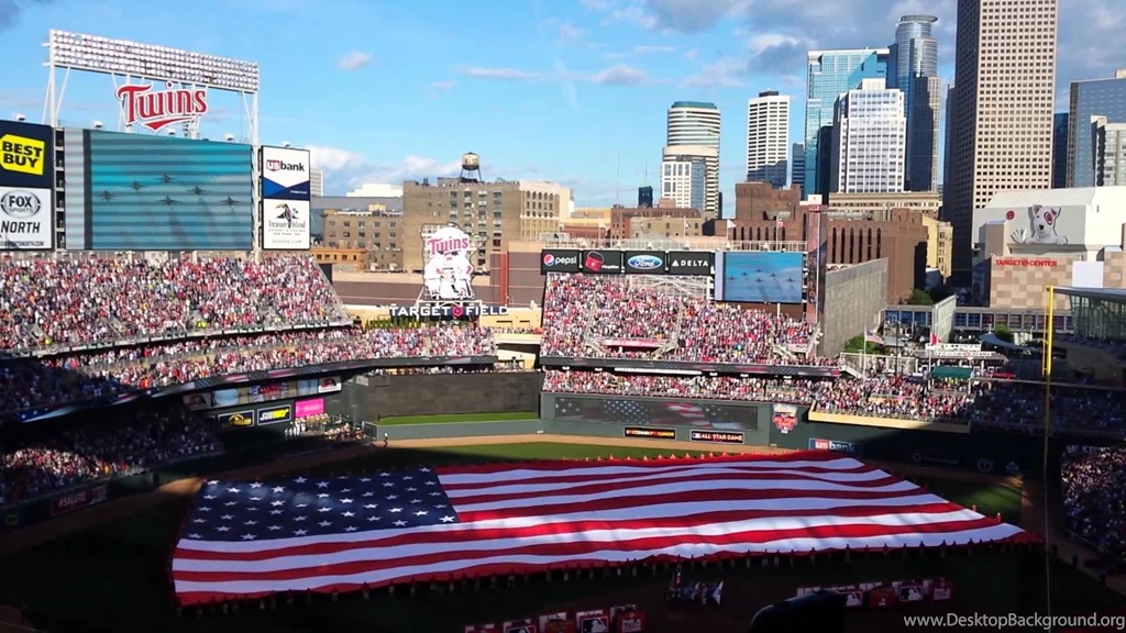 2014 MLB ALL STAR Game Fly Over Target Field YouTube