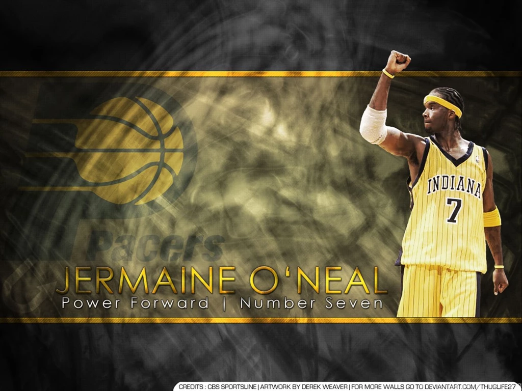 Jermaine O'Neal Indiana Pacers Wallpapers