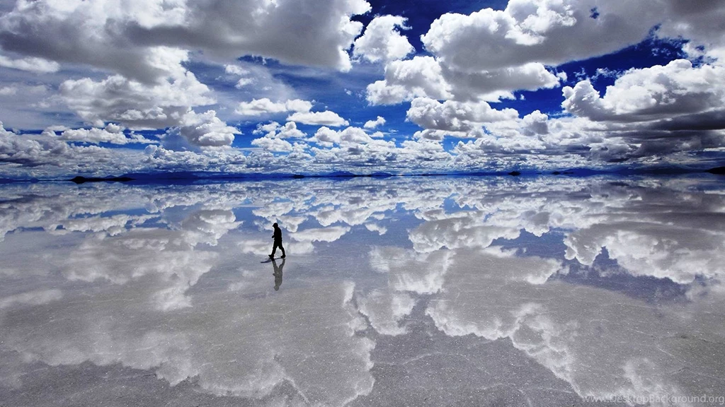Clouds, Landscapes, Bolivia, Lakes, Salar De Uyuni :: Wallpapers