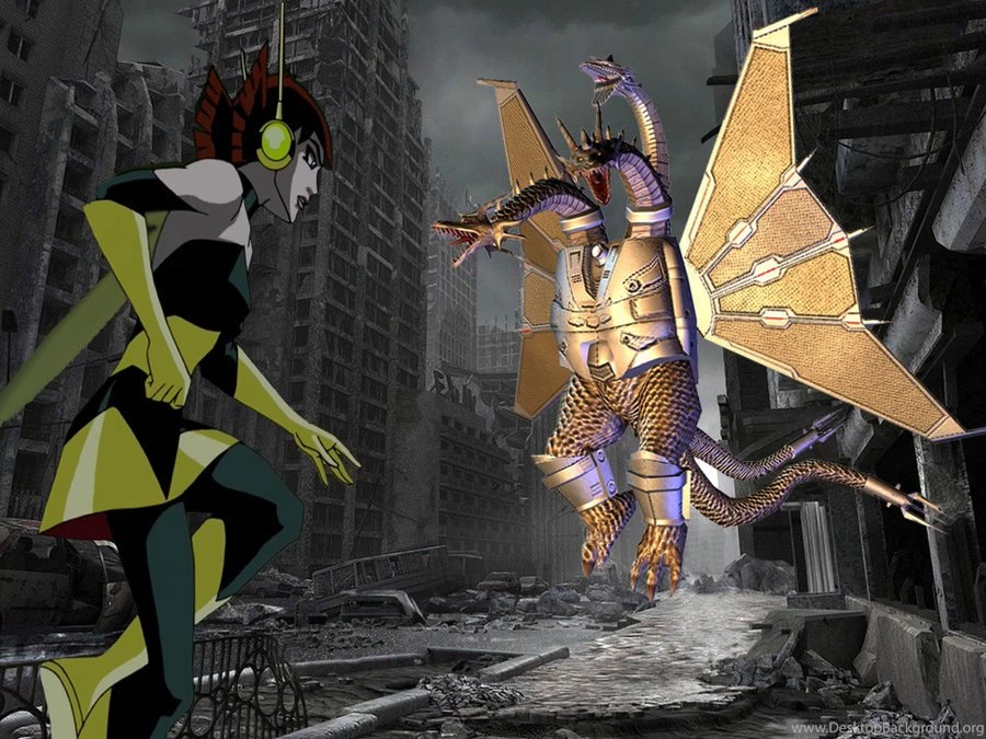 Wasp Vs Mecha King Ghidorah By Uberbomb On DeviantArt