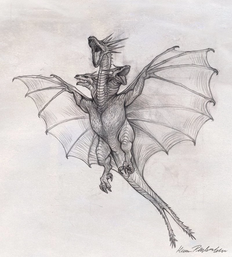 King Ghidorah By KatePfeilschiefter On DeviantArt