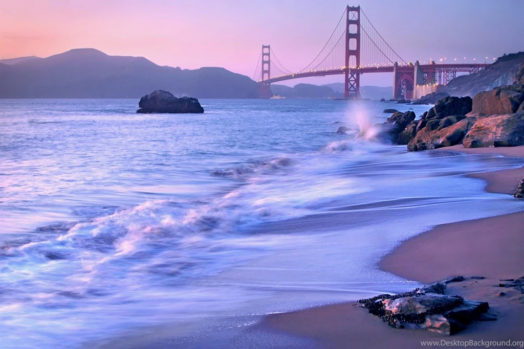 Magical Golden Gate Bridge From The Seaside >> HD Wallpaper, Get ...